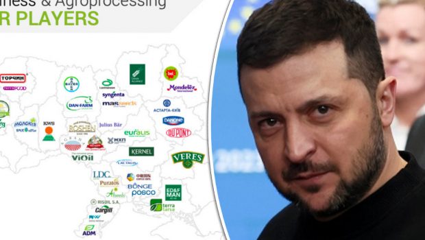Ουκρανία: Στα χέρια κολοσσών το 28% των χωραφιών της χώρας με υπογραφή Ζελένσκι